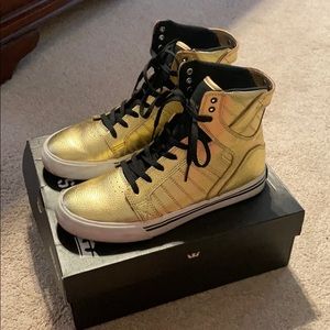 Supra Gold Sneakers